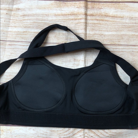 Girlfriend Collective Simone High Support Midnight Black Sports Bra - Picture 4 of 5